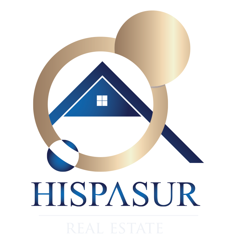 logo png letras blancas Hispasur Real Estate